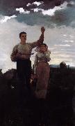 Winslow Homer To respond to a call for France oil painting artist